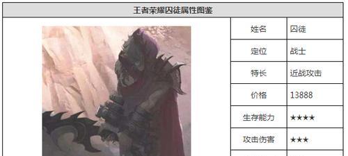 王者荣耀囚徒装备攻略（从出囚徒到出装，玩转囚徒装备）