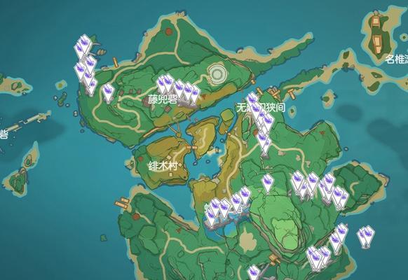 原神稻妻观景点分布大揭秘（探寻原神世界中的美景）
