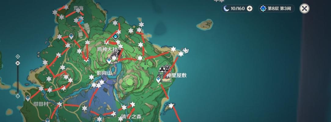 原神稻妻绯樱绣球位置分布一览（探寻稻妻们的藏身之所）