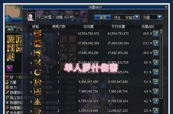 《DNF剑宗BUFF技能堆法攻略》（打造无敌输出）