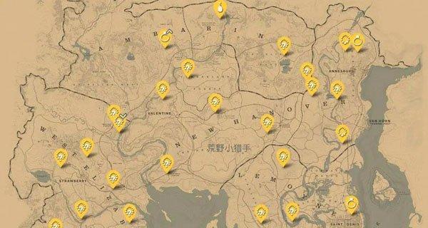 《荒野大镖客2》游戏中白雪公鹿位置详解（寻找白雪公鹿的秘境和最佳策略）