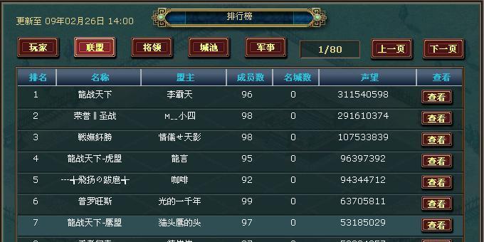 男兵女将（游戏中必备的最佳阵容选择）