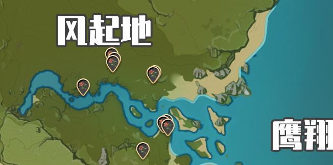 原神小姜四个躲藏点全解析（探索原神世界）