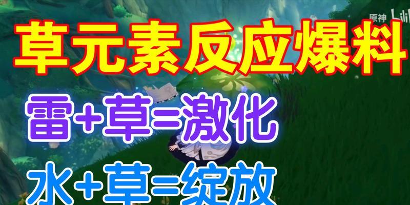 《原神草元素反应伤害大揭秘！一览图告诉你哪个元素反应最强》