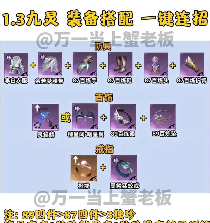 逆水寒手游九灵装备需求是什么？装备如何搭配？