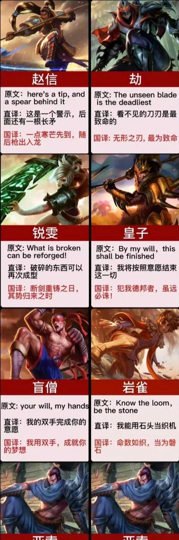 外国玩家在英雄联盟中的中文名字是什么？