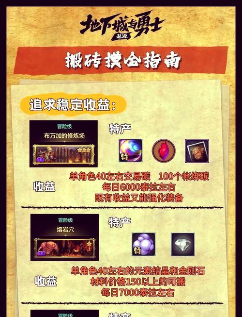 地下城搬碳效率如何提高？搬碳多的方法是什么？