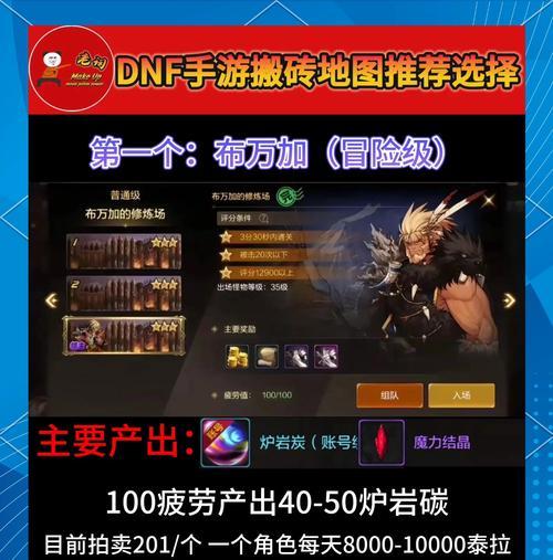 DNF后期搬砖选择哪个项目最划算？