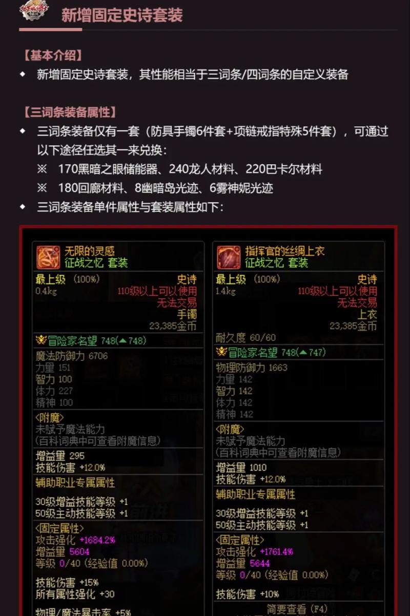 DNF中哪些装备可以交易出售？