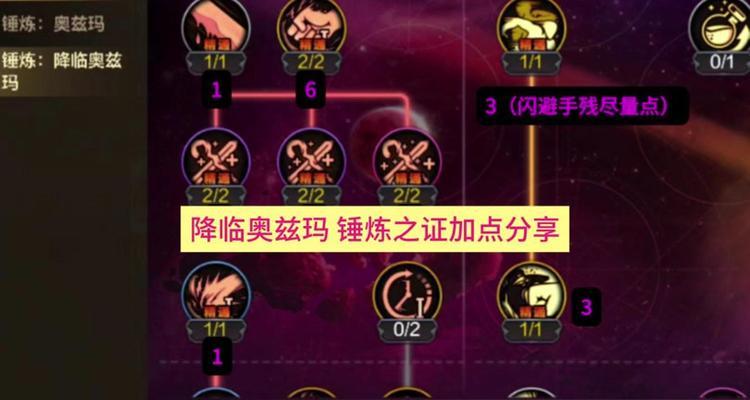 剑魂锤炼奥兹玛加点方法是什么？加点后效果如何？