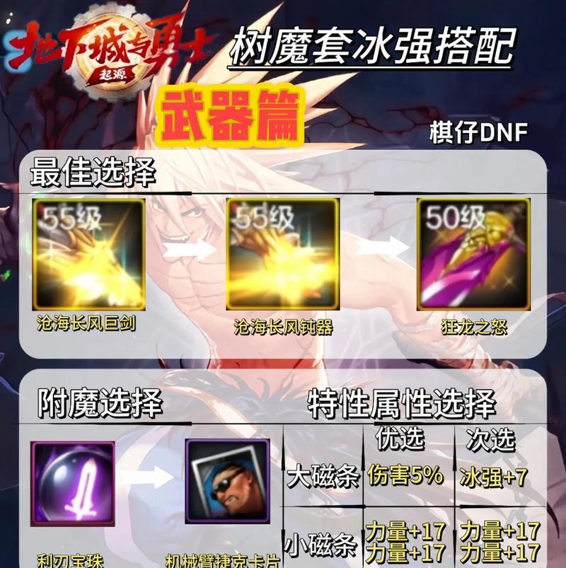 DNF大树魔适合配什么武器？配对武器有什么好处？